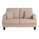 Parrot 3-Piece Sofa Set with Storage Ottoman & USB Charging in Beige