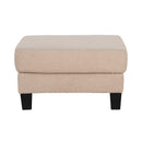 Parrot 3-Piece Sofa Set with Storage Ottoman & USB Charging in Beige