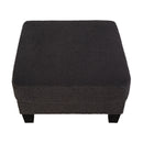 Parrot Uncle Dark Gray 3-Piece Sofa Set with Storage Ottoman & USB Charging