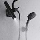 Forno Acqua Fall Mini 8-Inch Overhead Rainfall Shower with 1.8 GPM Flow Rate, Handheld, Body Jets in Matte Black Finish (SMW2BK-C8)