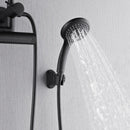 Forno Acqua Fall Mini 8-Inch Overhead Rainfall Shower with 1.8 GPM Flow Rate, Handheld, Body Jets in Matte Black Finish (SMW2BK-C8)