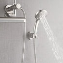 Forno Acqua Fall Mini 8-Inch Overhead Rainfall Shower with 1.8 GPM Flow Rate, Handheld, Body Jets in Brushed Nickel (SMW2BN-C8)