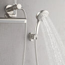 Forno Acqua Fall Mini 8-Inch Overhead Rainfall Shower with 1.8 GPM Flow Rate, Handheld, Body Jets in Brushed Nickel (SMW2BN-C8)
