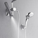 Forno Acqua Fall Mini 8-Inch Overhead Rainfall Shower with 2.5 GPM Flow Rate, Handheld, Body Jets in Polished Stainless Steel (SMW2CP-C2)