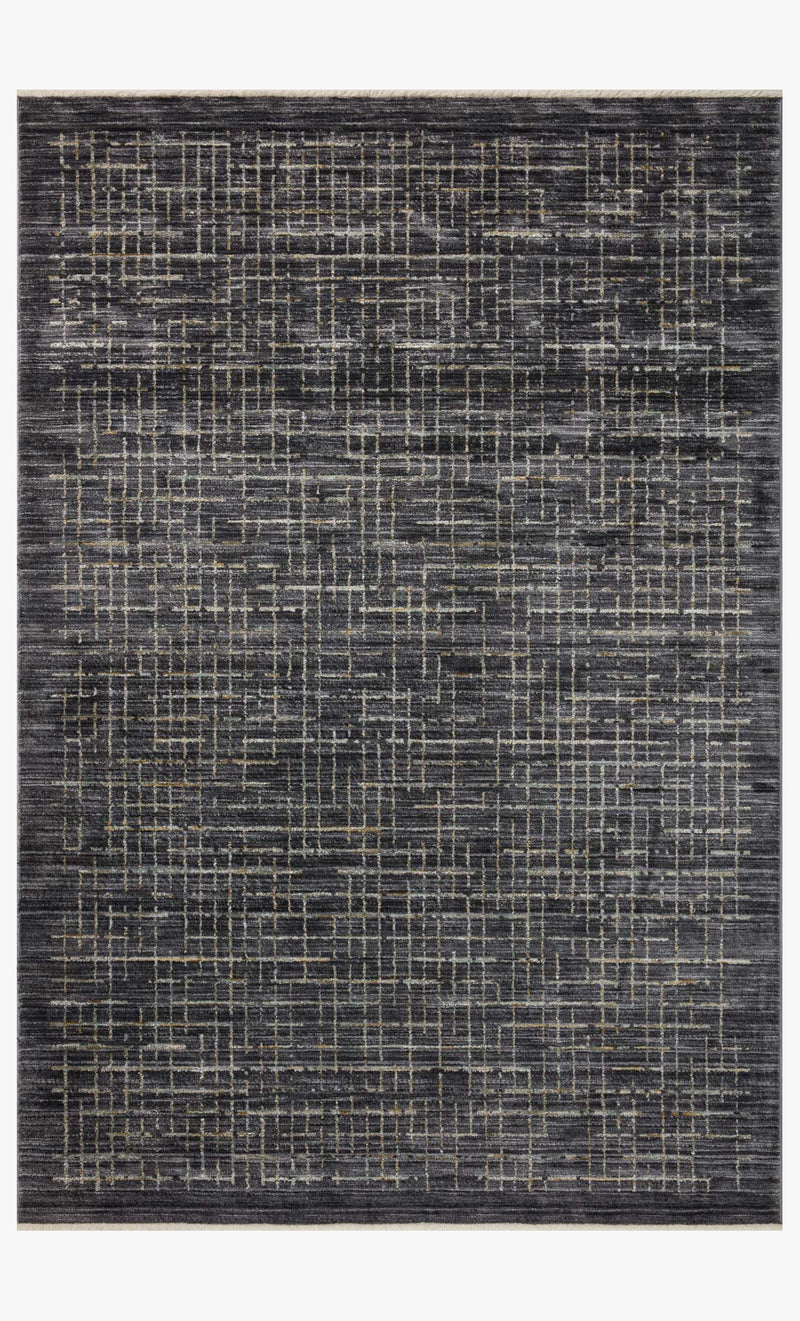 Loloi Soho Contemporary Onyx and Silver 2' 7" x 12' Runner Rug