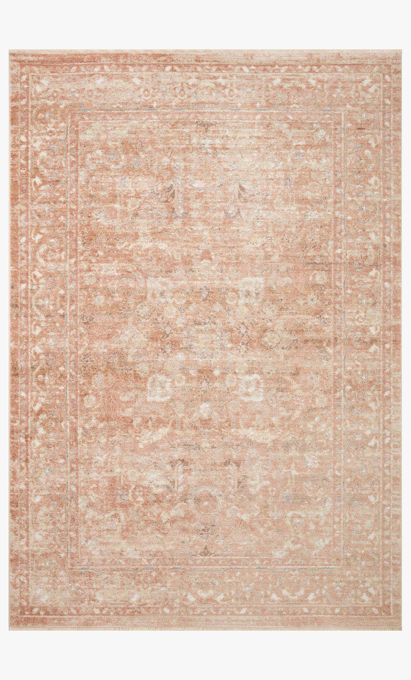 Loloi Area Round Rug 7'10" x 7'10" in Terracotta and Natural (SNN-04)