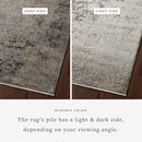 Loloi Area Rug 9' 3" x 13' in Charcoal and Slate (SNN-05)