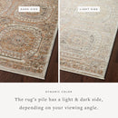 Loloi Area Round Rug 7'10" x 7'10" in Apricot (SNN-06)