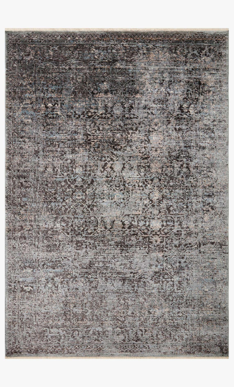 Loloi Area Rug 9' 3" x 13' in Charcoal and Mist (SNN-07)