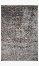 Loloi Accent Rug 2' 6" x 4' in Charcoal and Mist (SNN-07)