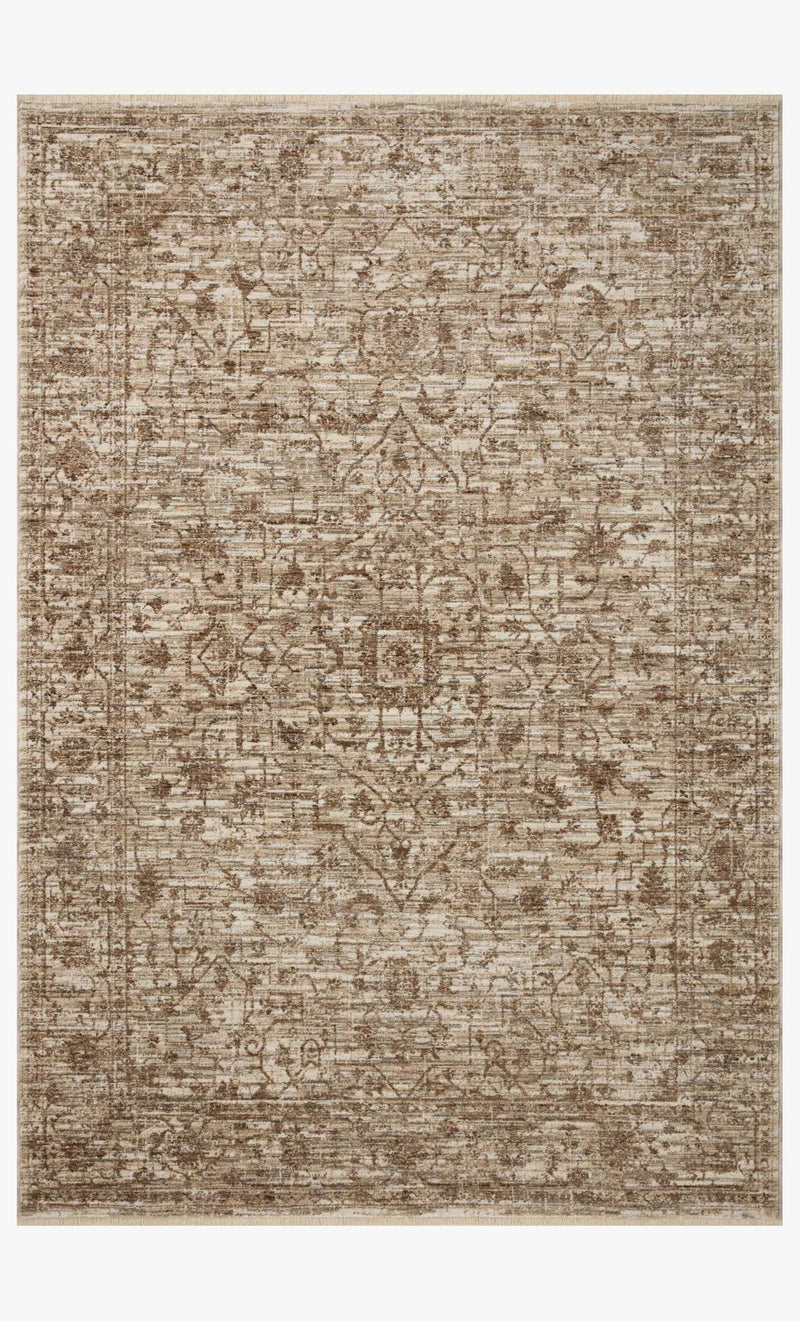 Loloi II Sorrento Traditional Bark and Natural 11' 6" x 15' 7" Area Rug