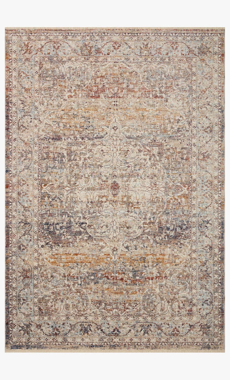 Loloi II Sorrento Traditional Natural 5' 3" x 7' 6" Area Rug