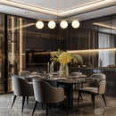 Parrot Uncle Spark Modern Gold Linear 4 Light Chandelier (SP104GB)