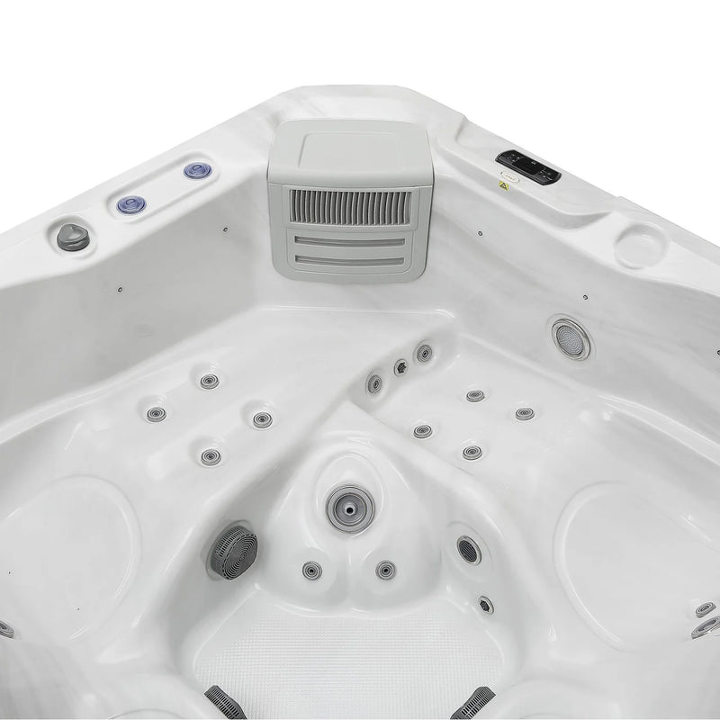 Empava Luxury Freestanding 5-Person Square Outdoor Hot Tub (EMPV-SPA3528)