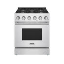 Thor Kitchen 30-Inch Professional Natural Gas Range in Stainless Steel (SRG3001)