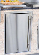 Renaissance Upgrade Door Liner for REFR1 Refrigerator in Stainless Steel, Left Hinge, (SSFDLB)