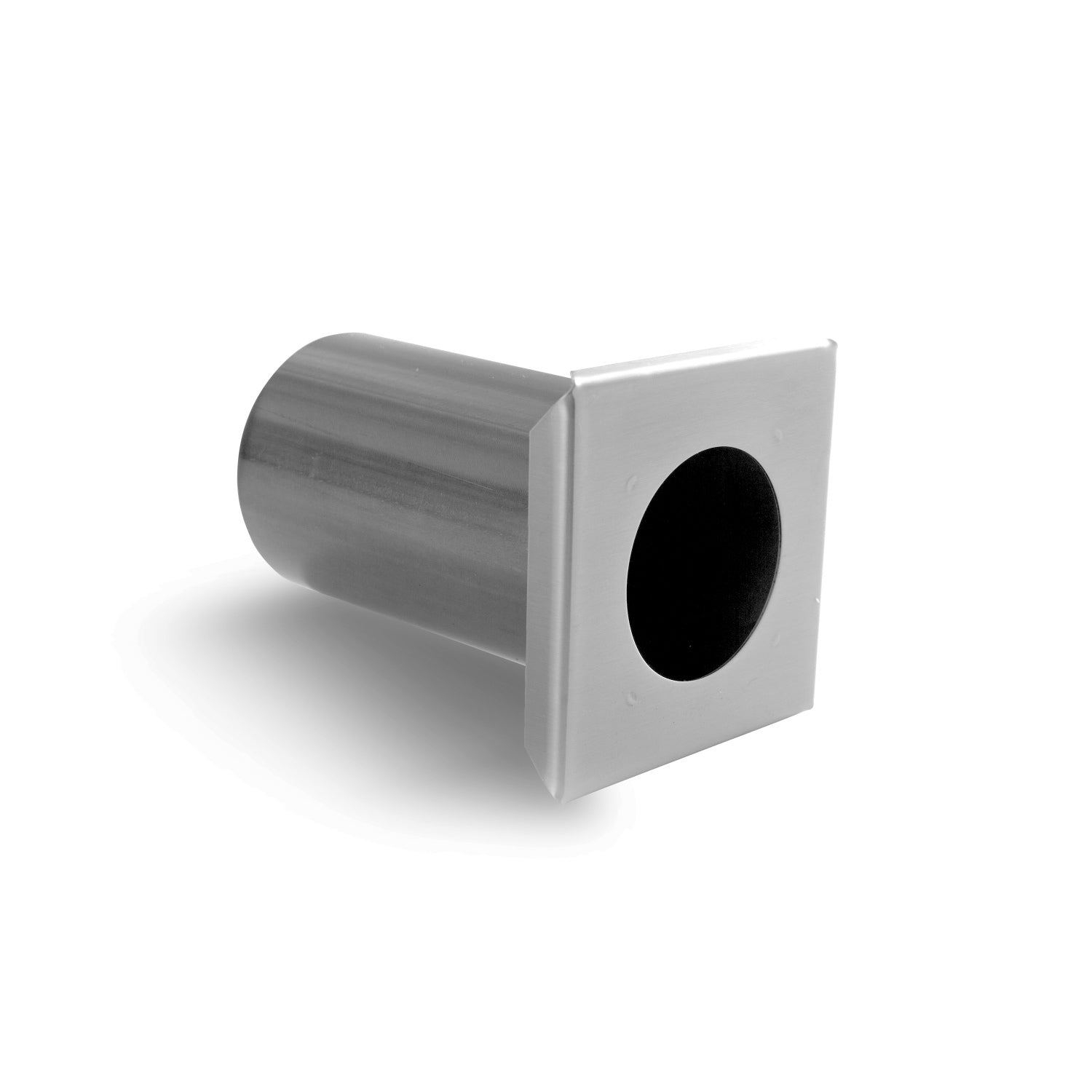 TrueFlame umbrella countertop mount stanchion: cylindrical post, square base, round opening