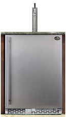 Beer Meister Premium Series Refrigerator Single Tower With Stainless Door Built-in and Digital Temperature Control (BM1600SSNT)