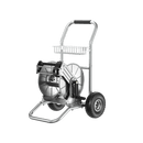 Giraffe Tools Heavy Duty Stainless Steel Garden Hose Reel Cart 2 Wheels (SW-8CUS)