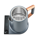 SAKI Luna Pro Variable-Temperature Electric Kettle 1.75 L, 6 Presets & 0-120 min Keep-Warm, Plastic-Free 304 Stainless, Altitude-Calibrated LCD, 1500 W Fast-Boil Auto Shut-Off