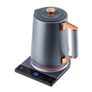 SAKI Luna Pro Variable-Temperature Electric Kettle 1.75 L, 6 Presets & 0-120 min Keep-Warm, Plastic-Free 304 Stainless, Altitude-Calibrated LCD, 1500 W Fast-Boil Auto Shut-Off