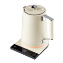 SAKI Luna Pro Variable-Temperature Electric Kettle 1.75 L, 6 Presets & 0-120 min Keep-Warm, Plastic-Free 304 Stainless, Altitude-Calibrated LCD, 1500 W Fast-Boil Auto Shut-Off