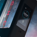 Echo Water - Echo Flask Hydrogen 12 Oz Water Bottle with Smart Tracking and Touch Screen Display (EC-Machine-Flask)