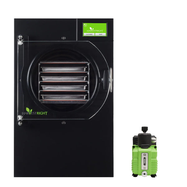 Harvest Right Home Freeze Dryer with 4 Tray & Mylar Starter Kit in Black, Small (N-HRFDSBK-PP)