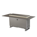 Forno Elevato Smart Bar Table in Sandstone Black with 5.3 Cu.Ft Refrigerator and Freezer with Bluetooth Control (FBTFR7037-72BLK)