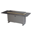 FORNO Elevato Smart Bar Table with 5.2 Cu. Ft. Fridge/Freezer, Motorized Lift System, Bluetooth Control in Midnight Marble (FBTFR7037-72GRY)