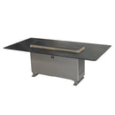 FORNO Cinetico Smart Dining Table with 5.3 Cu. Ft. Fridge/Freezer, Motorized Lift System, Bluetooth Control in Midnight Marble (FDTFR7044-86GRY)