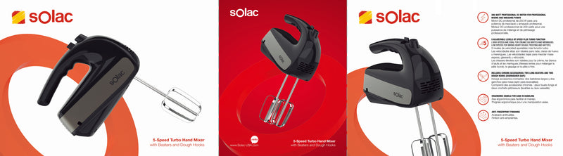 Solac 5-Speed Hand Mixer (S9210-A)