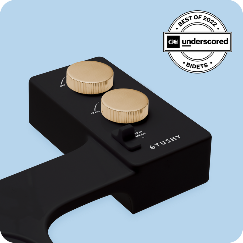 TUSHY Spa 3.0 Premium Bidet Attachment, Dual Temp Cold & Warm Water, Self Cleaning, Adjustable Pressure Nozzle & Angle Control