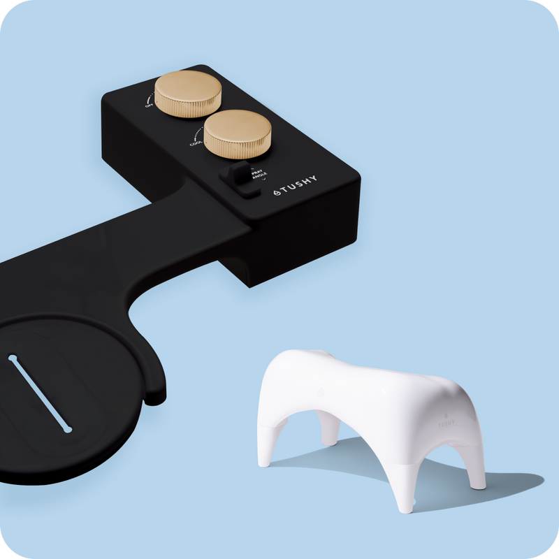 TUSHY Spa 3.0 Premium Bidet Attachment, Dual Temp Cold & Warm Water, Self Cleaning, Adjustable Pressure Nozzle & Angle Control
