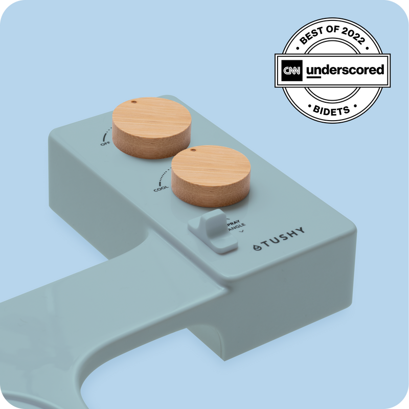 TUSHY Spa 3.0 Premium Bidet Attachment, Dual Temp Cold & Warm Water, Self Cleaning, Adjustable Pressure Nozzle & Angle Control