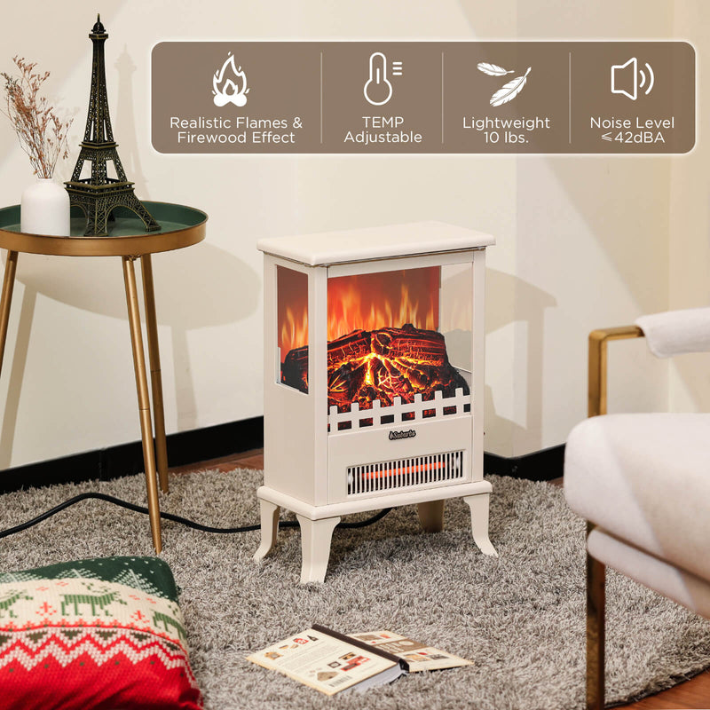 TURBRO Suburbs Electric Fireplace Stove Heater (707-98-122QA)