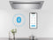 Victory Sunset 600 CFM Wireless Flush Ceiling Mount Range Hood, Bluetooth in Stainless Steel (Sunset-BT-SS)