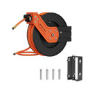 Giraffe Tools 3/8-Inch, 25 Ft. - 50 Ft. Retractable Air Hose Reel with Alloy Steel Reel