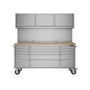 Thor 72-Inch Premium 15-Drawer Mobile Tool Workbench with Upper Storage (TC7215UC)