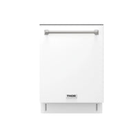 Thor Kitchen 24-Inch Top Control Built-In Dishwasher in White (TDW24C7W)