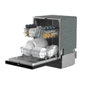 Thor Kitchen 24-Inch Built-In Dishwasher with 7 Cycles and Pocket Handle in Black (TDW24PTB)