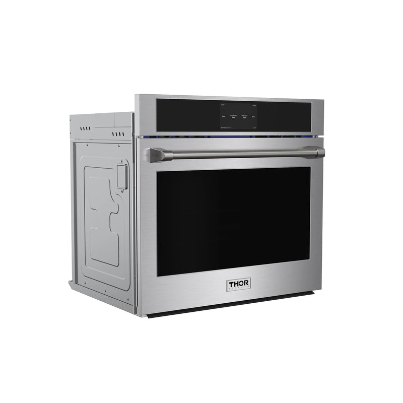 Thor Kitchen 2-Piece Pro Appliance Package - 30-Inch Gas Cooktop & Electric Wall Oven in Stainless Steel