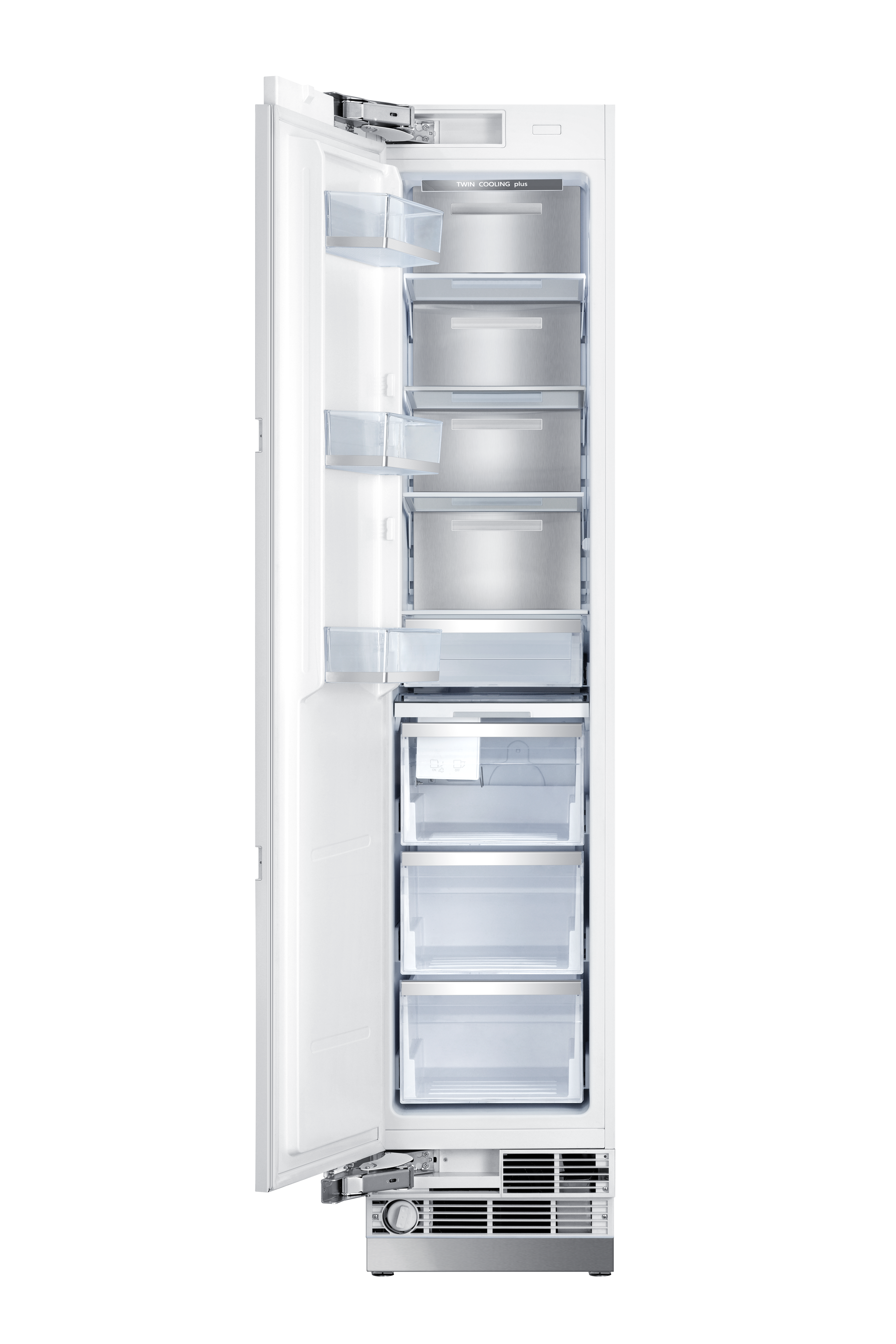 Induction Hardware  24-Inch  Freezer Built-In Column with Ice Maker - Panel Ready (FRC-24-PR)