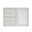 TrueFlame 30-Inch 2-Drawer & Access Door Combo (TF-DC2-30-A)