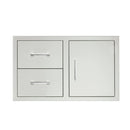 TrueFlame 36-Inch 2-Drawer & Access Door Combo (TF-DC2-36-A)