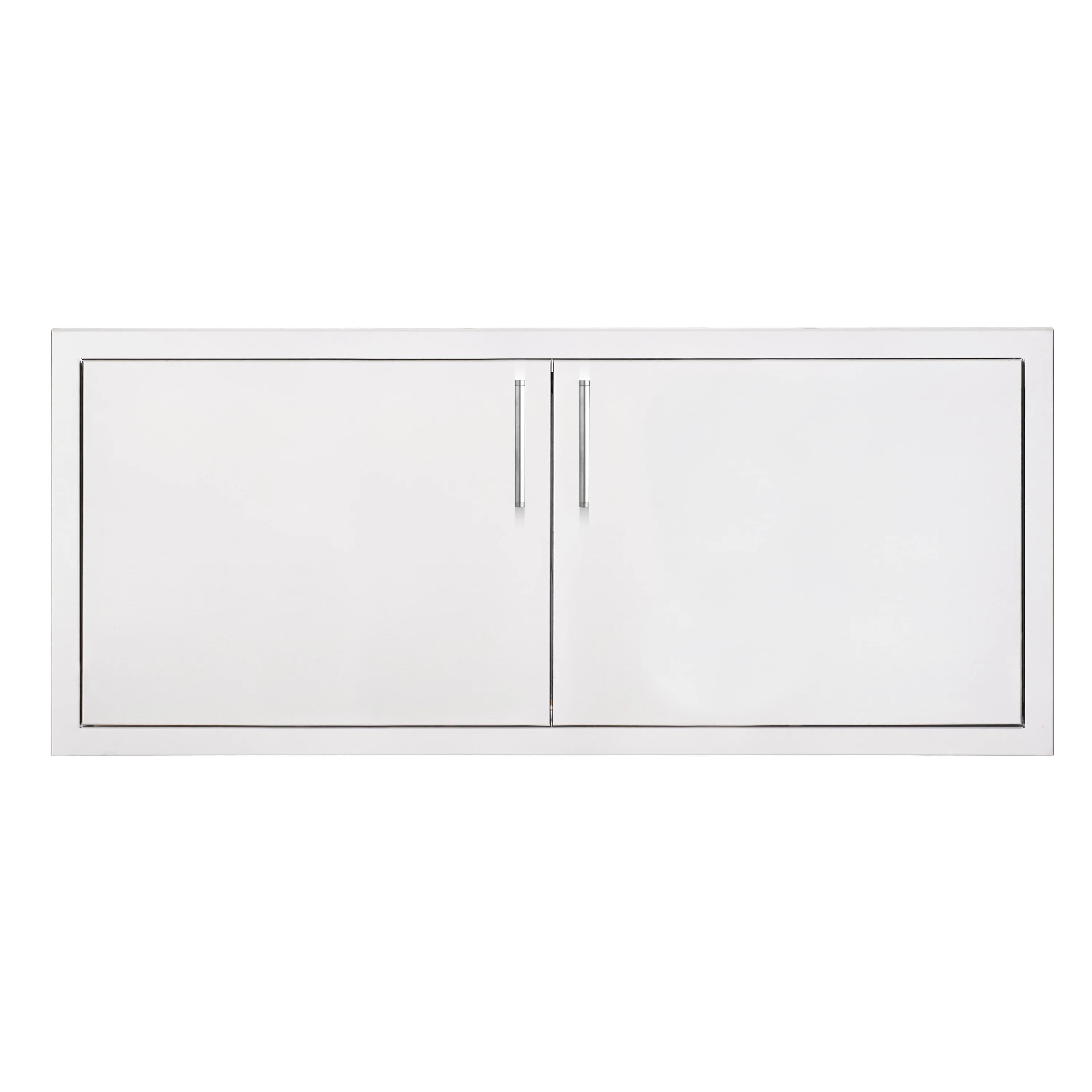 TrueFlame 40 in double access door with two vertical handles and center seam