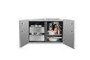 TrueFlame 36-Inch 2-Drawer Dry Storage Pantry & Enclosed Cabinet Combo (TF-DP-36DC-A)