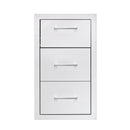TrueFlame 17-Inch Vertical 2-Drawer & Paper Towel Holder Combo (TF-TDC-17-A)