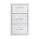 TrueFlame 17-Inch Vertical 2-Drawer & Paper Towel Holder Combo Masonry (TF-TDC-17M-A)