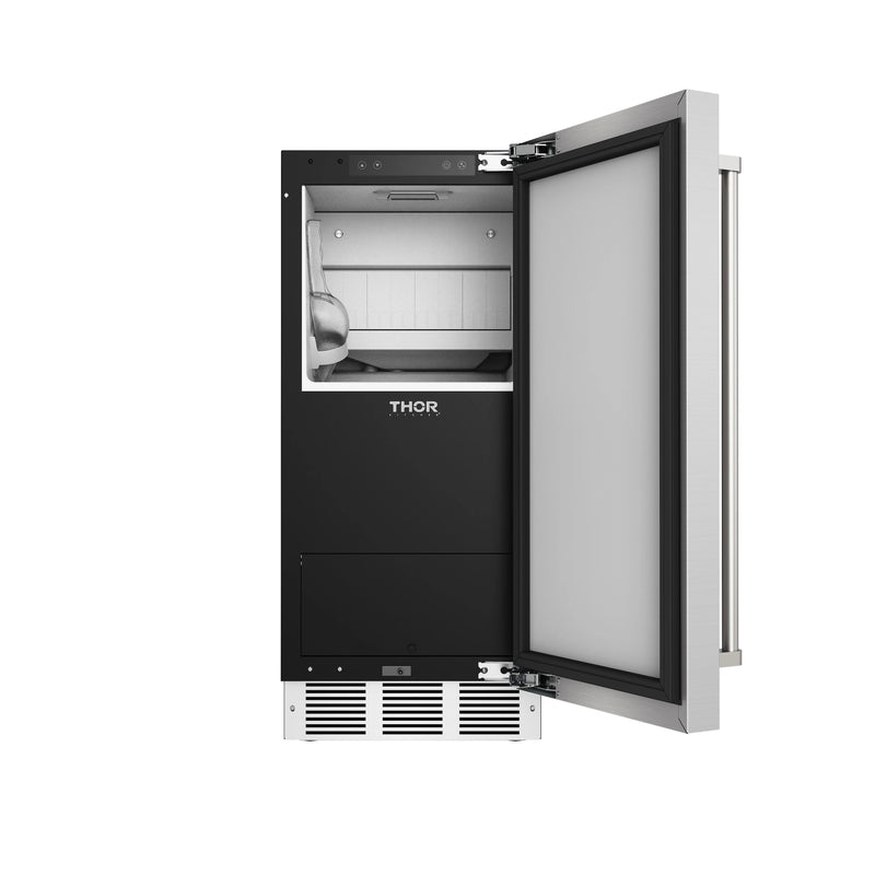 Thor Kitchen 15-Inch Gourmet Ice Maker with Drain Pump (TIM1502)